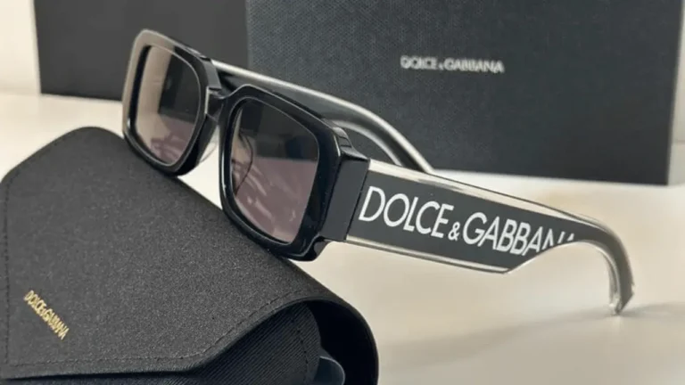 Dolce & Gabbana sunglasses are stocked in an optical shop in Qatar.