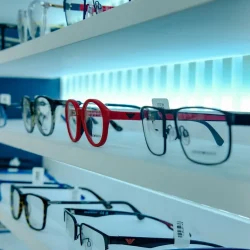 Frames are showcased in Qatar optics.