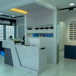 Showroom of the best optical shop in Qatar.